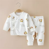 adviicd бебе момче марка дрехи бебета момчета момичета памук спално облекло животни карикатури блуза 6t момче тоалети