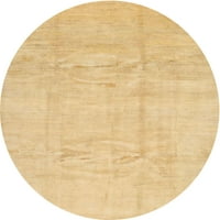 Ahgly Company на закрито кръг съвременен хром злато жълто твърди килими, 5 'кръг