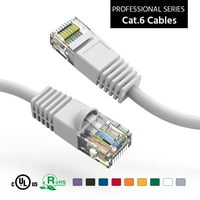6 фута CAT UTP Ethernet Network Booted Cable White, Pack