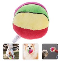 Домашно куче дъвчене плюшена топка кученце зъбче пухкава топка играчка домакина куче скърцаща играчка