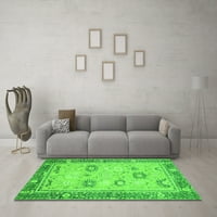 Ahgly Company Indoor Rectangle Oriental Green Традиционни килими, 8 '12'