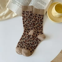 Чорапи за жени есен зимно кафе цвят кали
