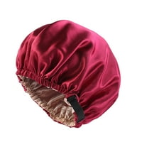 аксесоари за дрехи Wendunide модни жени обратими регулируеми мъниста шапка шапка за рак на рак шапка капачка за сън капачки сатени облицовани коси