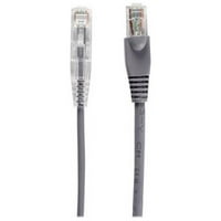 BO C6APC28-GY-CAT6A 500-MHZ безкраен 28awg Stranded Ethernet Patch Cable- Непродуциран, C