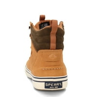Sperry Womens Striper Storm Hiker Snow Boot, Tan Suede, US