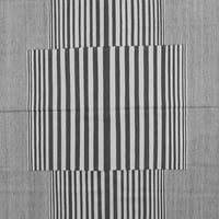 Ahgly Company Indoor Rectangle Abstract Grey Contemporary Area Rugs, 8 '12'