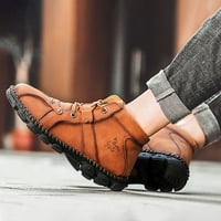Asdoklhq Мъжки ежедневни обувки Широка ширина при клирънс, мъжки високопоставени ежедневни туристически обувки на платформа