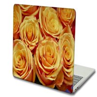 Kaishek Plastic Plastic Hard Shell Cover само съвместим - Освободете Old MacBook Pro 15 Без сензорен модел: A Flowers 373