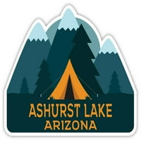 Ashurst Lake Arizona сувенир винил стикер стикер къмпинг дизайн на палатка