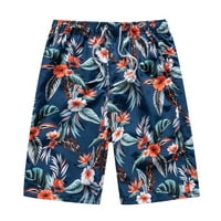 Шорти за тренировки Мъжки лято на открито бързо сушене плуване с пет точки панталони плаж къси панталони оранжево