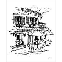 Great Art Now Cafe Sketch I от Anne Tavoletti, Wall Art, 18W 21h