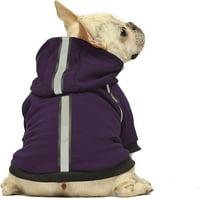 Fitwarm Термично куче палто с безопасност отразяваща ивица на открито кученце зимни дрехи котешка яке за котка за домашни любимци тоалети пуловер кученце суитчър xs
