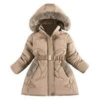 Малки детски палта облечени деца бебе униза пачуърк пролетта зима сладка качулка подплатени дрехи дрехи есенни якета