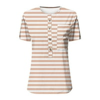 Ризи за копче за дамски ок-образно любовно отпечатани копчета летни пуловерни ризи за жени Clearance Orange 6