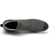 Colisha Mens Safety Shoes Тежка защита Защита Устойчива работна ботуши Ръководни ботуши работни против Smash Steel Toe Khaki 5