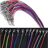 Направи си DIY занаяти многоцветни кожени кабелни въжета верига от омари за котап Комплект Комплект Комплект Комплект