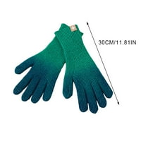 Kelajuan жени топли плетени ръкавици еластични градиентни сензорни екрани Зимни ръкавици за бягане на аксесоари за облекло за студено време