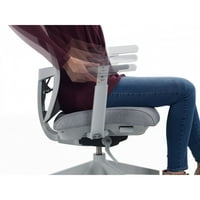 Devens Mesh Задачен стол, Общо тегло на продукта: LB., регулируеми подлакътници на височината