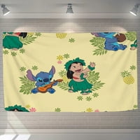 Lilo и Stitch Tapestry Decation Decation Fighndrop Stall Hanging Tapestry за парти декорации за дома, 70.86 x59.05