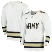Мъжки Nike White Army Black Knights Replica Hockey Jersey
