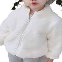 Jxzom зима бебе дете момичета плюшено топло палто от рунока яке яке снежен костюм цип на палто връхни дрехи