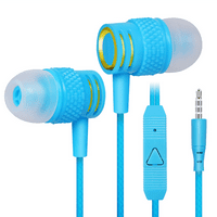 Urban R кабелни слушалки в ухо с микрофон за архос кислород с шнур без заплитане, шум от шум, изолиращи слушалки, дълбоки баси, в силиконови съвети за уши за пъпка