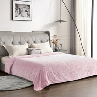 Хвърлете одеялото руно, първокласно леки уютни топли плюшени микрофибърни покривки за диван и легло
