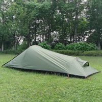 Султрална палатка на открито къмпинг палатка с един към къмпинг палатка водоустойчива палатка авиационна алуминиева поддръжка преносима палатка за спален чувал
