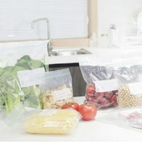 Подвижна компактна торбичка с двойно пресчитане за плодове зеленчуци и храна свежи по-дълго многократна употреба BPA безплатно