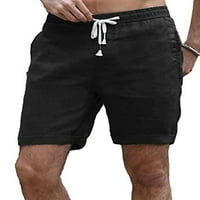 Niuer мъже къси панталони Лято класически прилепнали памучни бельо ежедневни панталони тренировка Фитнес за бягане на активни къси панталони с джобове