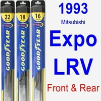 Mitsubishi Expo LRV чистачка за чистачка комплект - хибрид