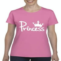 - Женска тениска с къс ръкав - корона на принцеса