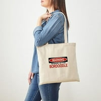 Cafepress - Bordoodle Tote Bag - Естествено платно чанта, плат от плат
