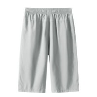 Ханас къси секунди за мъже бързо изсушаващи леки ежедневни основни разхлабени къси шорти летни спортни панталони сиво, 2xl