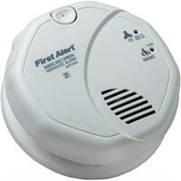 Първа предупреждение BRK SC7010BV HARTWIRED TALKED PHOTEELECTRIC DOME и ARBON MONOXIDE ALARM PACK