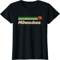 Милуоки баскетбол B-Ball City Wisconsin Retro Milwaukee тениска