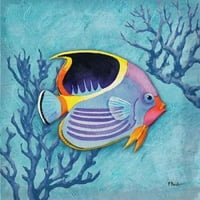 Azure Tropical Fish I Poster Print от Пол Брент