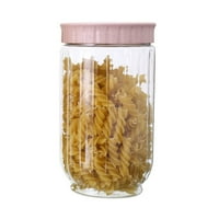Cieken кухненски зърнени закуски запечатани буркани пластмаса прозрачен резервоар за съхранение на домакинство m