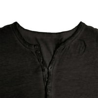 Мъжки тениска Pejock Men's Fashion Henley риза с дълъг ръкав v-образно пуловер