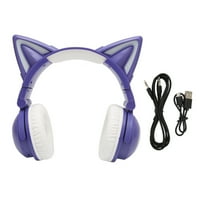 Детски слушалки, стерео лента за глава Модерна котешка слушалка със звук кабел за джак за деца