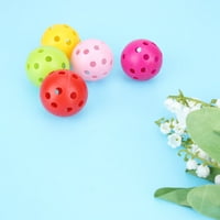 Перфорирани пластмасови топки за игра куха практика тренировки спортни топки