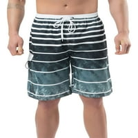 Мъжки дъна джобове Лятни къси панталони Дръжителни плаж шорти Мъже свободно време плажно облекло тренировка мини панталони сиво m