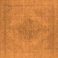 Ahgly Company вътрешен правоъгълник ориенталски оранжеви килими за индустриална зона, 2 '5'