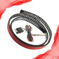 4pin силиконов триколтър стриймър светлинна лента за кола LED дневна светлинна светлина