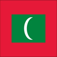 H Национален флаг Малдиви Флаг Краки за ограждане за морска индустриална употреба