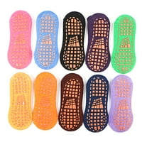 Frogued чорапи Кратки антиплъзгащи се спортни консумативи за абсорбция на памук за батут за батут