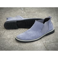 Rotosw Mens Ress Boot Comfort Ankle Booties Slip On Chelsea Boots Fashion Casual Formal Non-Slip Grey 6.5