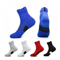 Елитни баскетболни чорапи Бързо сушене на бягащи чорапи, подплатени без плъзгане спортни екипажи за мъже и жени