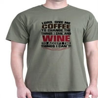 Cafepress - Тениска с кафе и вино - памучна тениска