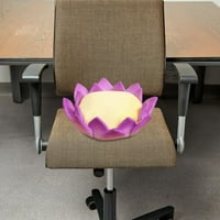 Комфорт на възглавницата с форма на цветя лотос възглавница за стол за хранене йога хол виолетово
